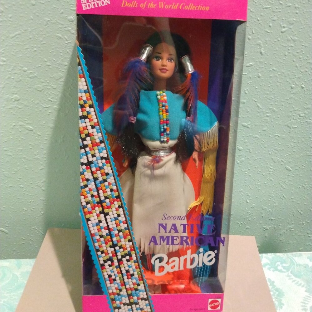 1993 Mattel Native American Barbie Doll Dolls of the World Collection